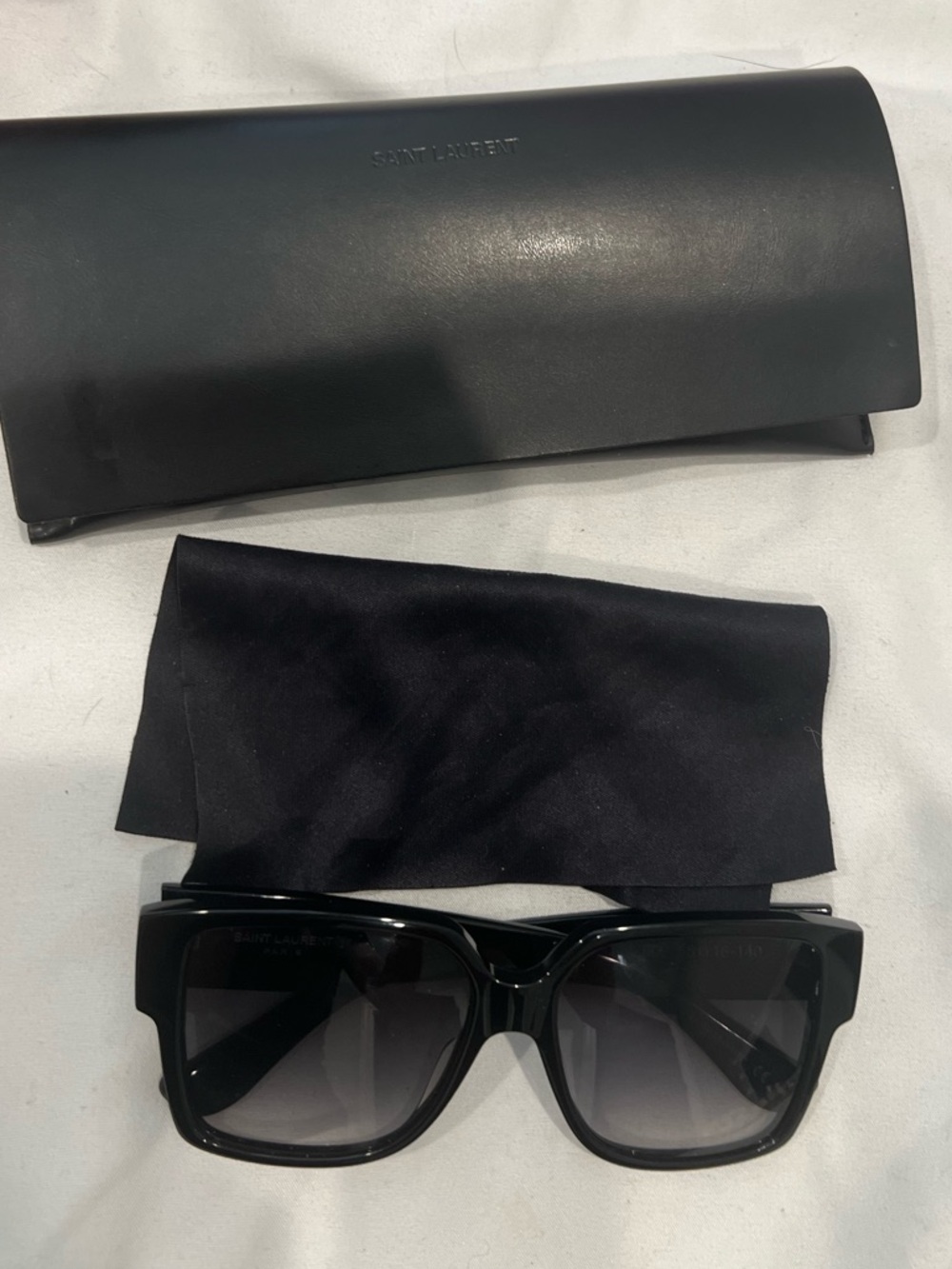 Saint Laurent Black Grey Sunglasses SLM9 - Picture 12 of 15